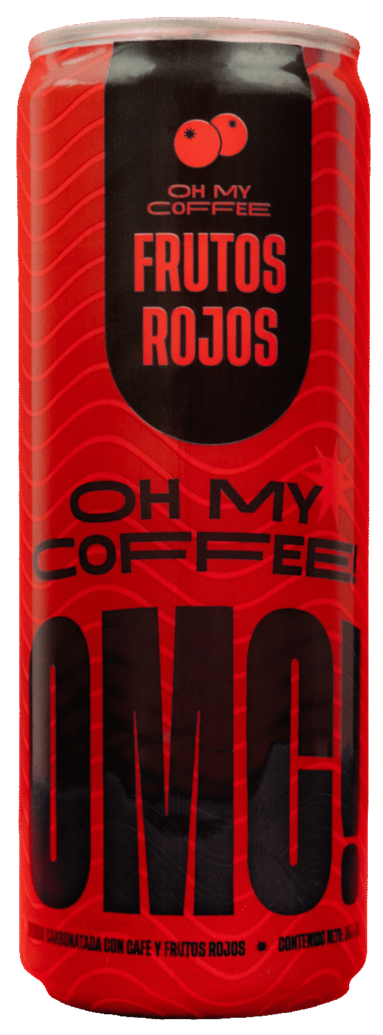 Lata OMC! Oh My Coffee sabor Frutos Rojos